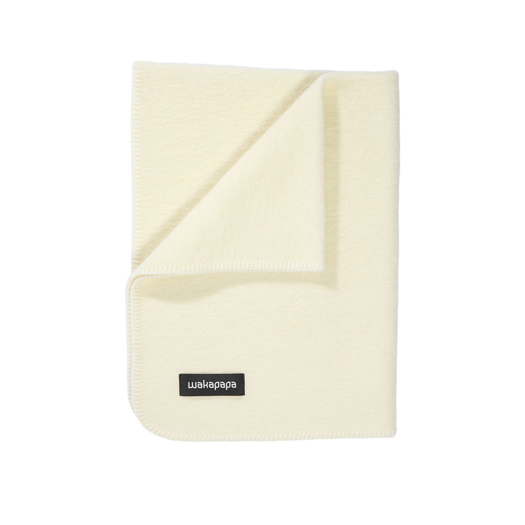 Merino Wollfleece Decke "Naturale"