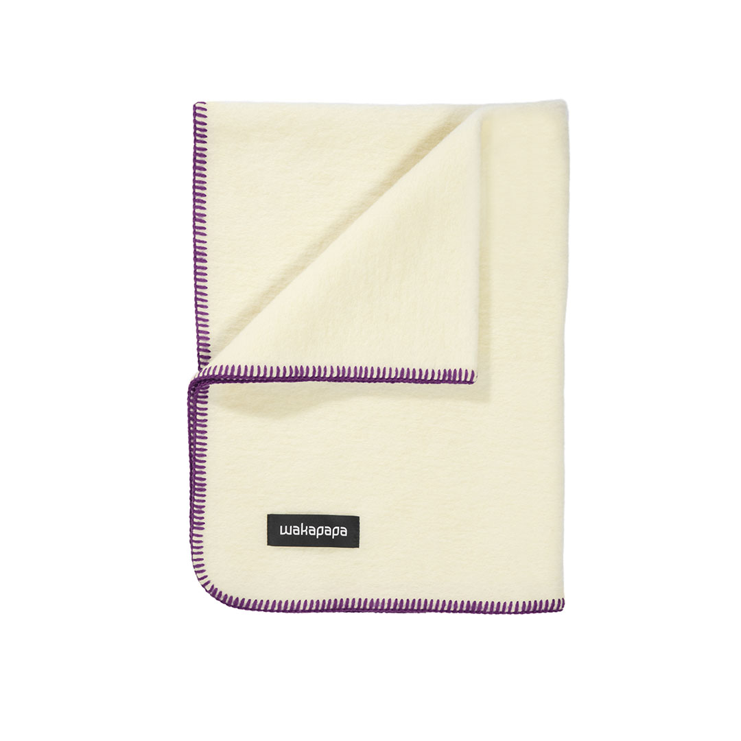 Merino Wollfleece Decke "Naturale"