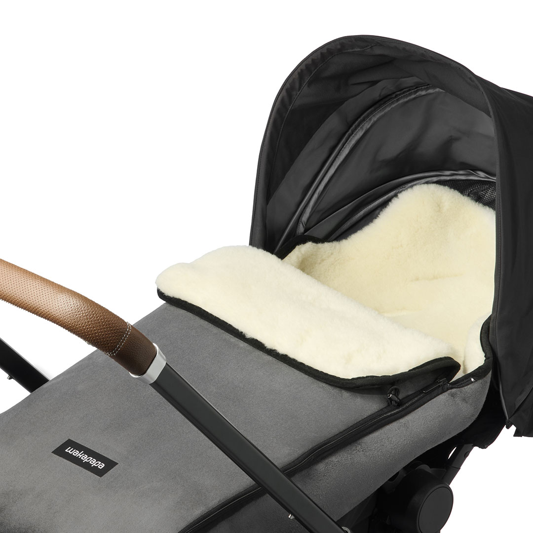 Merino Fußsack "Grigio"