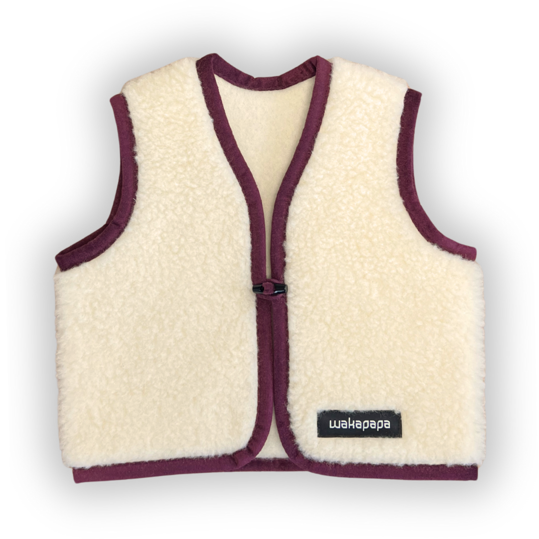 Teddyweste - Fiorina rosa