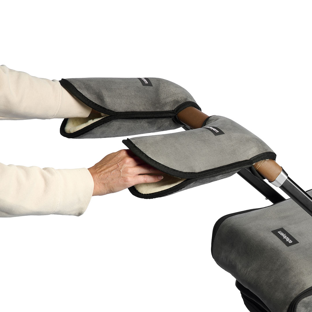 Merino Handwärmer Set "Grigio"