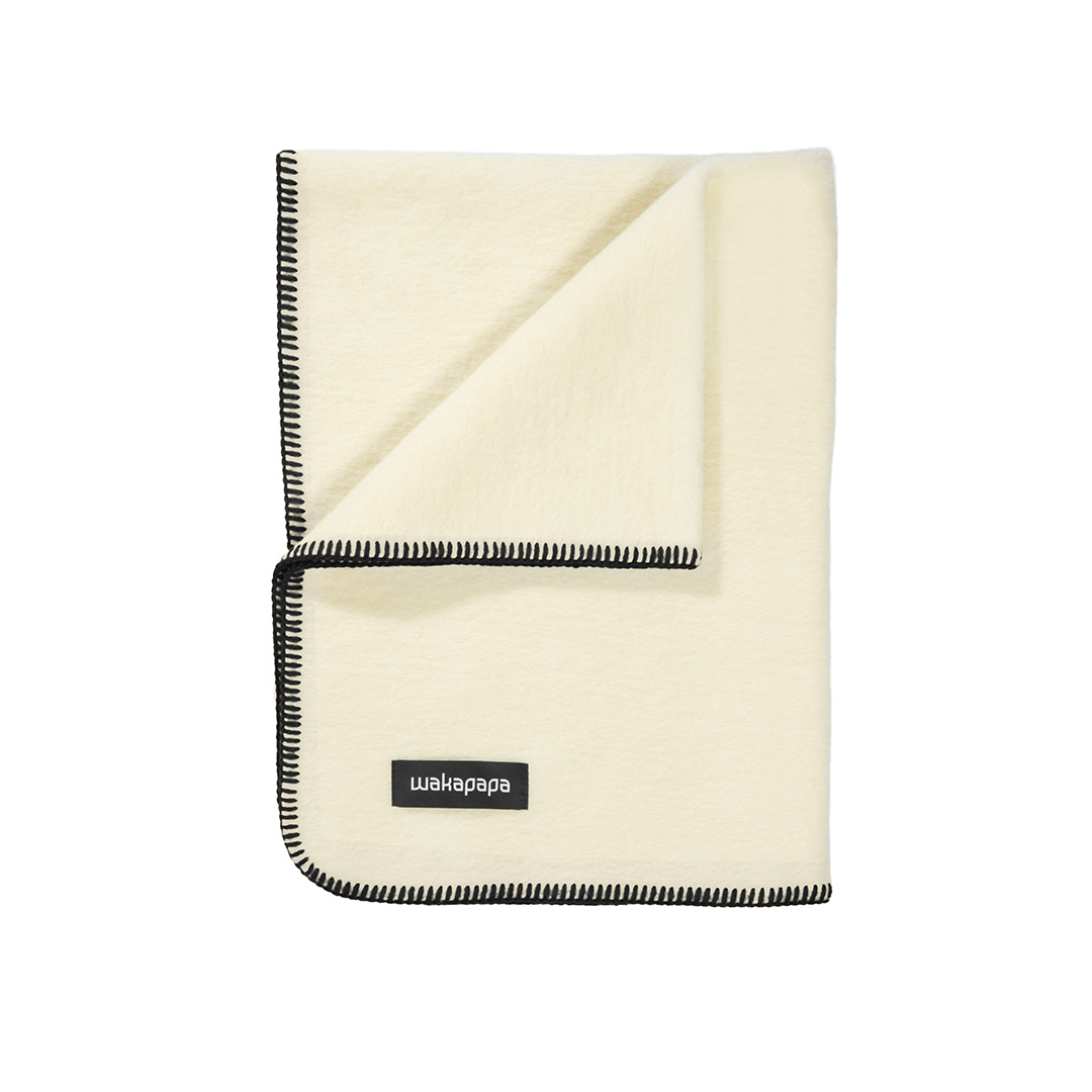 Merino Wollfleece Decke "Naturale"